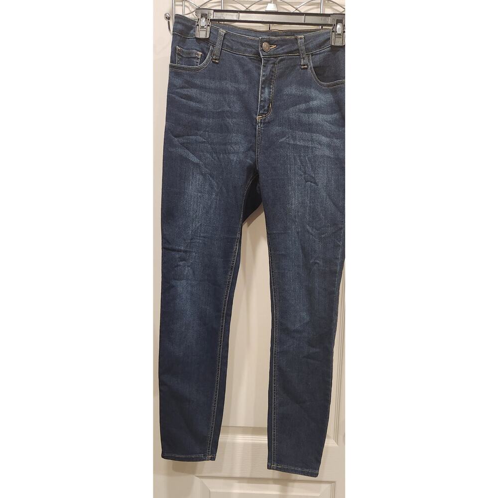 Cello‎ Deluxe Comfort Stretch Women's Size 11 Blue Skinny Jeans RN#129203